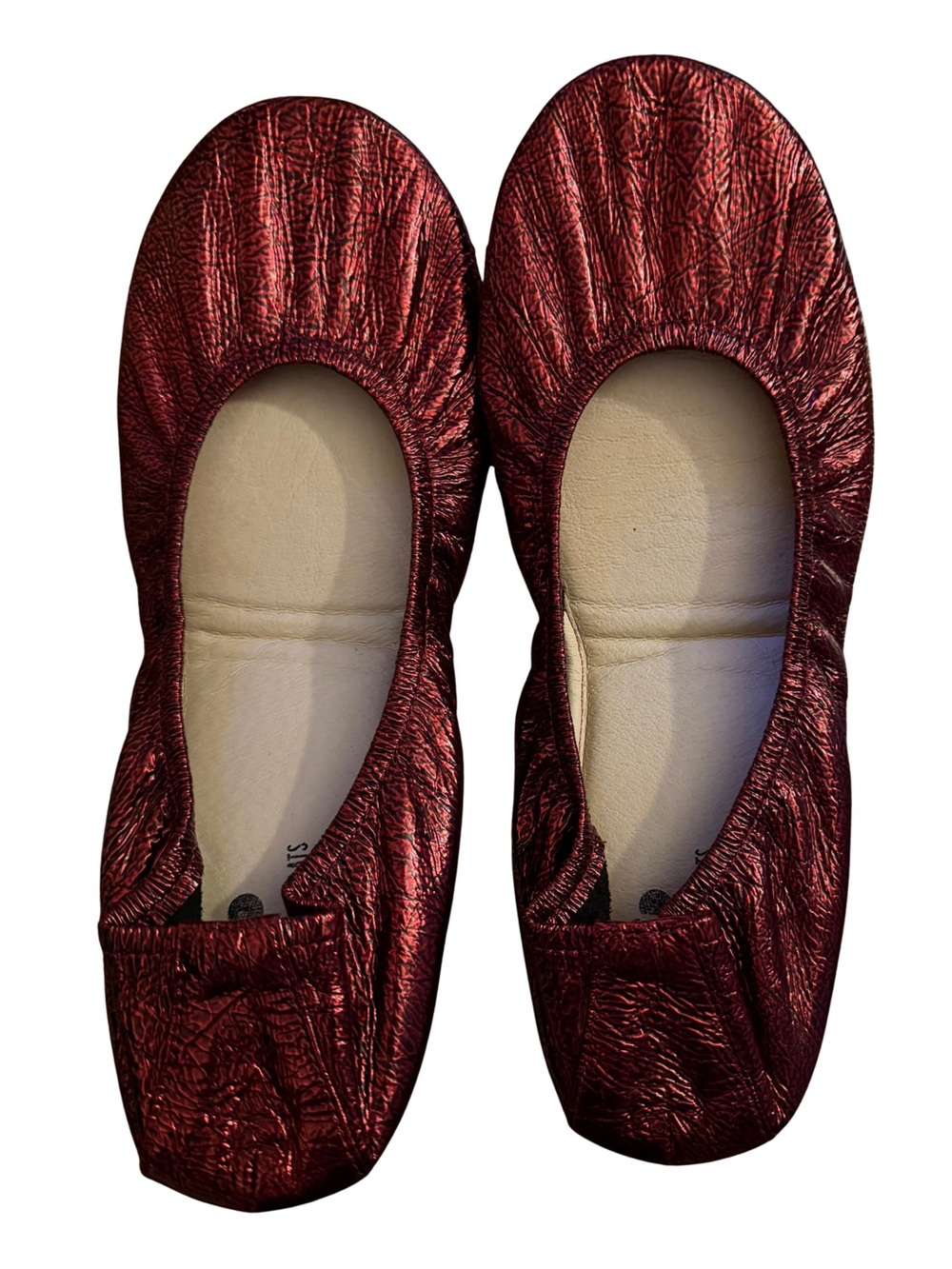 The Storehouse Flats- Women’s Metallic Red Ballet Flats